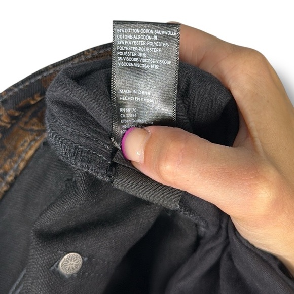 Free People Annabelle flocked‎ jeans - Picture 7 of 8